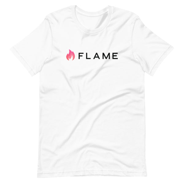 Short-Sleeve Unisex T-Shirt Flame Logo