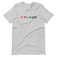Short-Sleeve Unisex T-Shirt Flame Logo