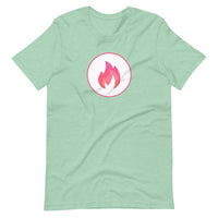 Short-Sleeve Unisex T-Shirt Flame Icon