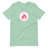 Short-Sleeve Unisex T-Shirt Flame Icon